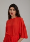 Mobile Preview: Coster Copenhagen, Top with mid length sleeves, lipstick red